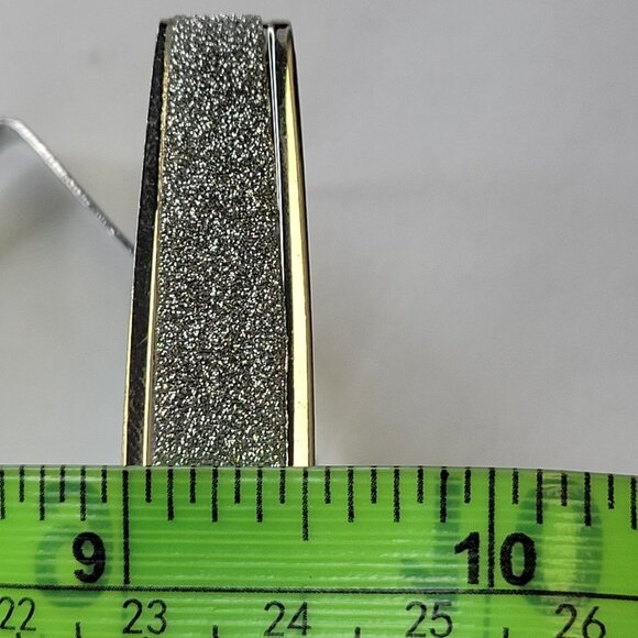 Square Silver Tone Earrings - Picture 2 of 15